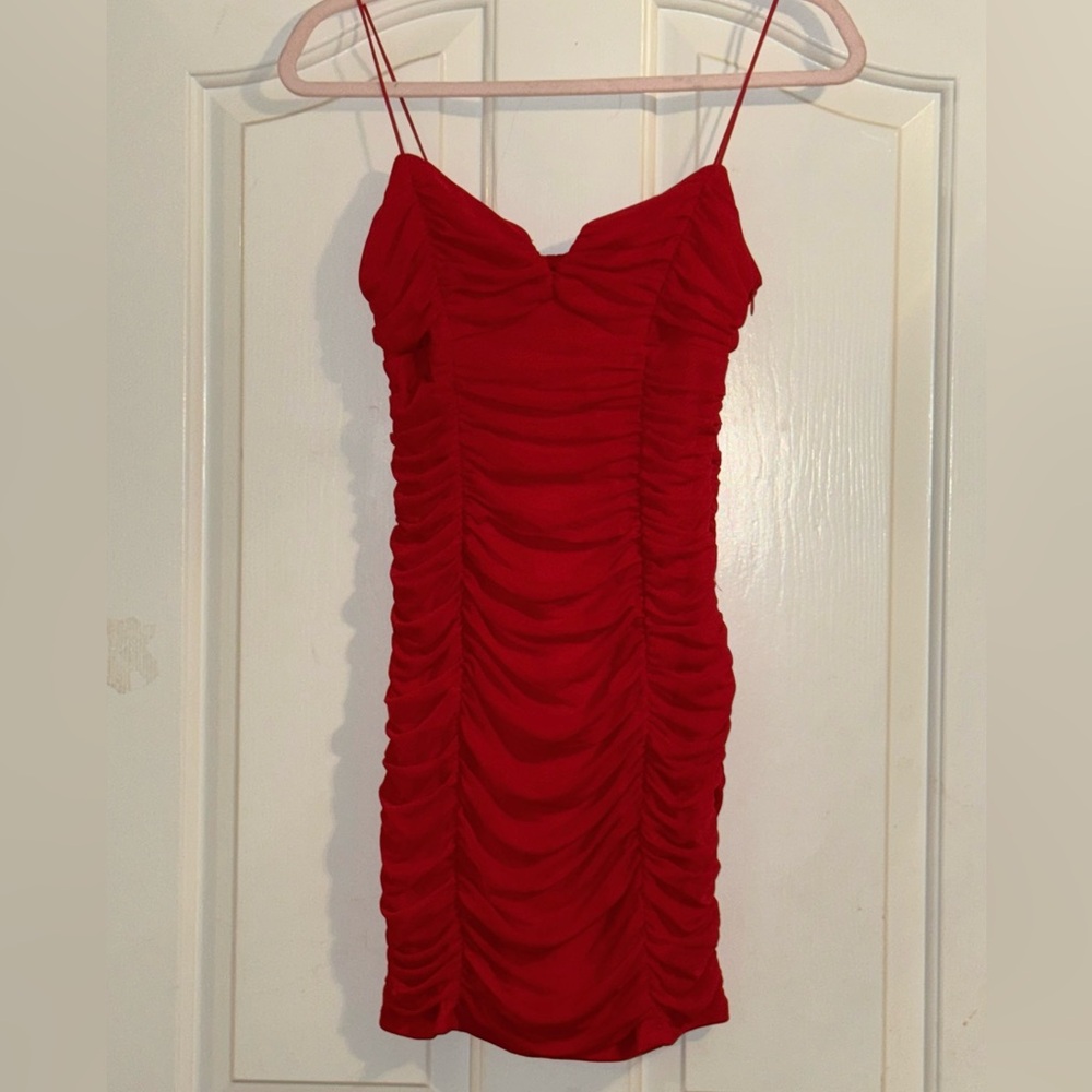 Red Hello Molly mini dress